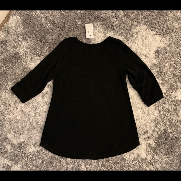 NWT Black Knit Top from Blue Door Boutique - Picture 2 of 12